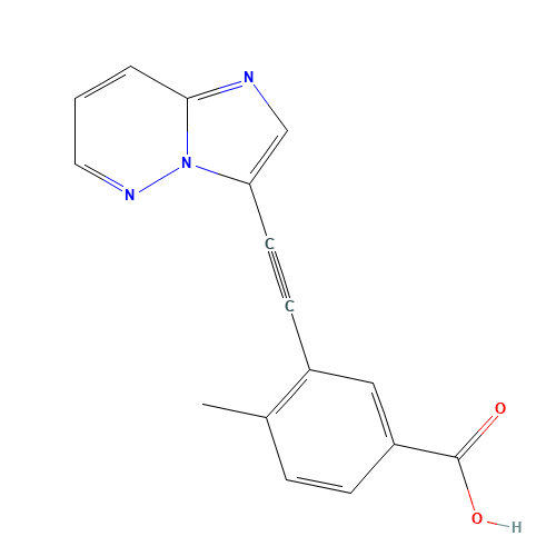 3-(2-imidazo[1,2-b]pyridazin-3-ylethynyl)-4-methylbenzoic acid (CAS: 1300690-48-5) - Related Chemical Product