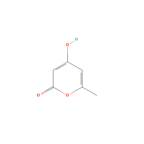 4-hydroxy-6-methylpyran-2-one (CAS: 70254-61-4) - Chemical Structure and Molecular Formula 