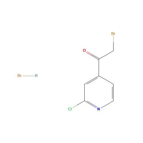 2-bromo-1-(2-chloropyridin-4-yl)ethanone;hydrobromide (CAS: 569667-89-6) - Related Chemical Product