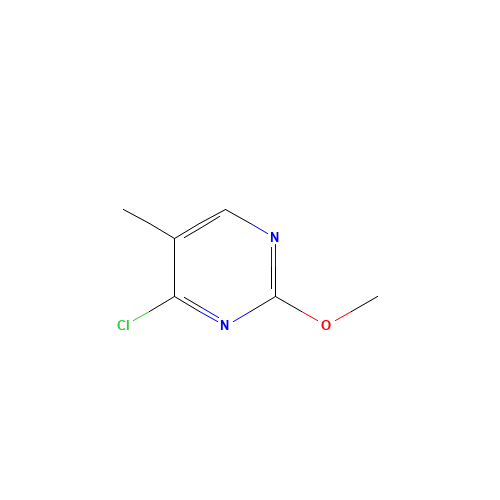 4-chloro-2-methoxy-5-methylpyrimidine (CAS: 1289385-41-6) - Chemical Structure and Molecular Formula 