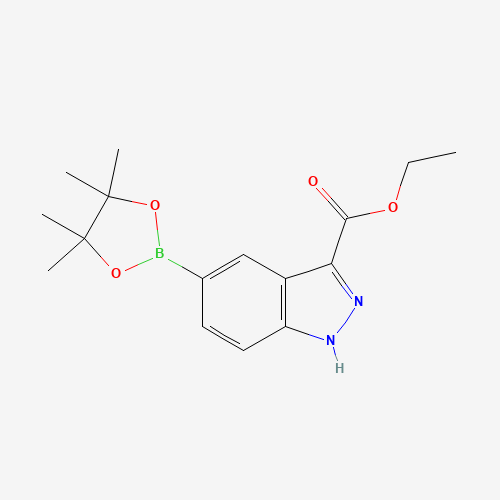 ethyl 5-(4,4,5,5-tetramethyl-1,3,2-dioxaborolan-2-yl)-1H-indazole-3-carboxylate (CAS: 947191-19-7) - Related Chemical Product