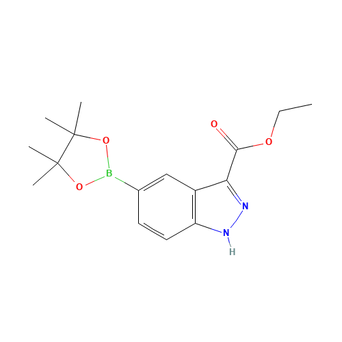 ethyl 5-(4,4,5,5-tetramethyl-1,3,2-dioxaborolan-2-yl)-1H-indazole-3-carboxylate (CAS: 947191-19-7) - Related Chemical Product