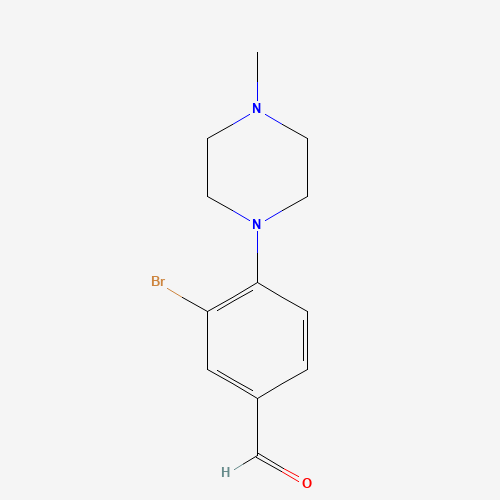 3-bromo-4-(4-methylpiperazin-1-yl)benzaldehyde (CAS: 443777-03-5) - Related Chemical Product