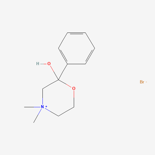 4,4-dimethyl-2-phenylmorpholin-4-ium-2-ol;bromide (CAS: 4303-88-2) - Related Chemical Product
