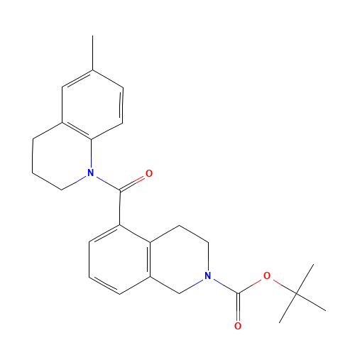tert-butyl 5-(6-methyl-3,4-dihydro-2H-quinoline-1-carbonyl)-3,4-dihydro-1H-isoquinoline-2-carboxylate (CAS: 1430563-68-0) - Related Chemical Product