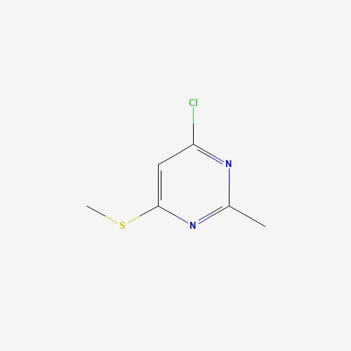 4-chloro-2-methyl-6-methylsulfanylpyrimidine (CAS: 867131-59-7) - Chemical Structure and Molecular Formula 