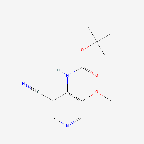 tert-butyl N-(3-cyano-5-methoxypyridin-4-yl)carbamate (CAS: 1138444-19-5) - Related Chemical Product