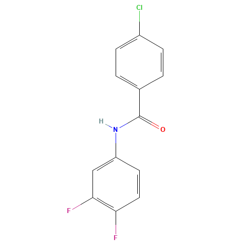 4-chloro-N-(3,4-difluorophenyl)benzamide (CAS: 328262-13-1) - Related Chemical Product