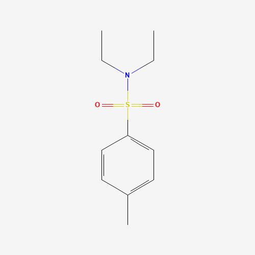 N,N-diethyl-4-methylbenzenesulfonamide (CAS: 649-15-0) - Chemical Structure and Molecular Formula 