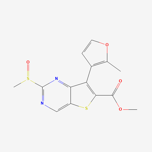 methyl 7-(2-methylfuran-3-yl)-2-methylsulfinylthieno[3,2-d]pyrimidine-6-carboxylate (CAS: 1462950-38-4) - Related Chemical Product