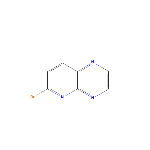 6-bromopyrido[2,3-b]pyrazine (CAS: 1204298-53-2) - Chemical Structure and Molecular Formula 