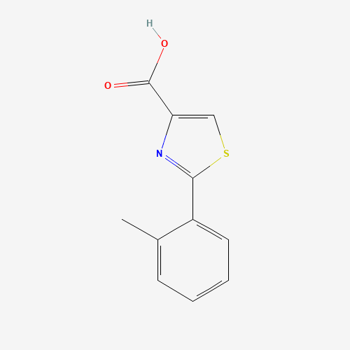 2-(2-methylphenyl)-1,3-thiazole-4-carboxylic acid (CAS: 115311-25-6) - Chemical Structure and Molecular Formula 