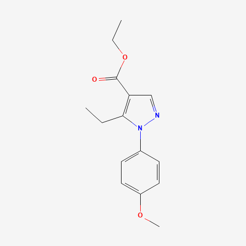 ethyl 5-ethyl-1-(4-methoxyphenyl)pyrazole-4-carboxylate (CAS: 338959-53-8) - Related Chemical Product