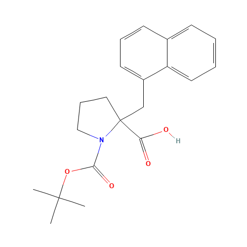 1-[(2-methylpropan-2-yl)oxycarbonyl]-2-(naphthalen-1-ylmethyl)pyrrolidine-2-carboxylic acid (CAS: 351002-65-8) - Related Chemical Product