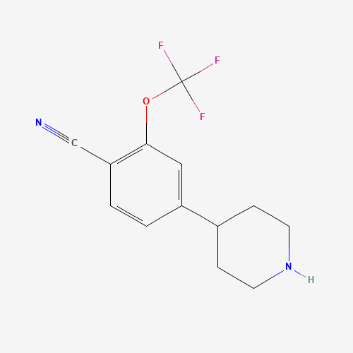 4-piperidin-4-yl-2-(trifluoromethoxy)benzonitrile (CAS: 1332301-75-3) - Related Chemical Product