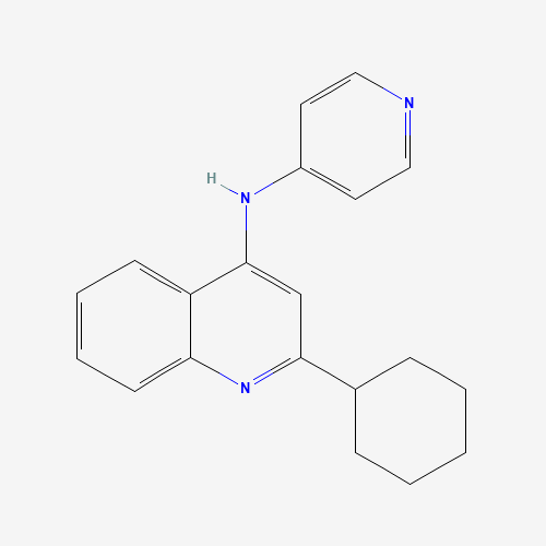 2-cyclohexyl-N-pyridin-4-ylquinolin-4-amine (CAS: 1303557-07-4) - Related Chemical Product