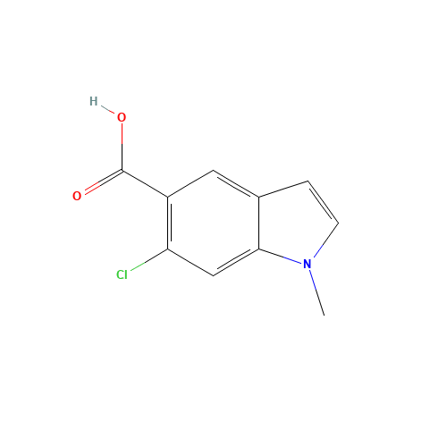 6-chloro-1-methylindole-5-carboxylic acid (CAS: 431062-03-2) - Related Chemical Product