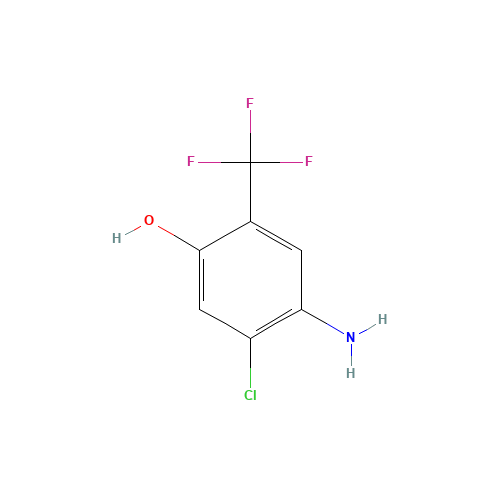 4-amino-5-chloro-2-(trifluoromethyl)phenol (CAS: 51571-01-8) - Related Chemical Product