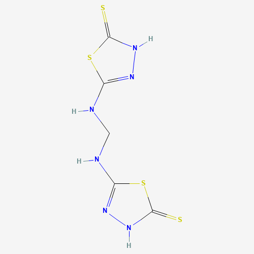 5-[[(2-sulfanylidene-3H-1,3,4-thiadiazol-5-yl)amino]methylamino]-3H-1,3,4-thiadiazole-2-thione (CAS: 99971-20-7) - Related Chemical Product