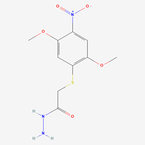2-(2,5-dimethoxy-4-nitrophenyl)sulfanylacetohydrazide (CAS: 844891-25-4) - Related Chemical Product