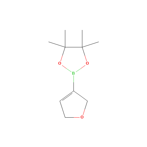 2-(2,5-dihydrofuran-3-yl)-4,4,5,5-tetramethyl-1,3,2-dioxaborolane (CAS: 212127-80-5) - Chemical Structure and Molecular Formula 