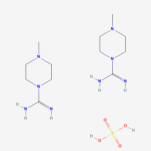 4-methylpiperazine-1-carboximidamide;sulfuric acid (CAS: 28457-20-7) - Chemical Structure and Molecular Formula 