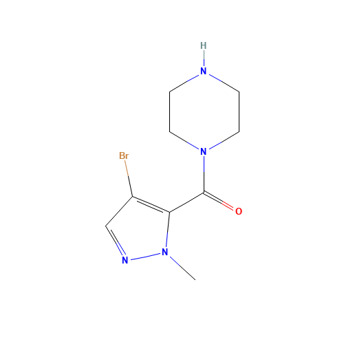 (4-bromo-2-methylpyrazol-3-yl)-piperazin-1-ylmethanone (CAS: 324021-82-1) - Related Chemical Product