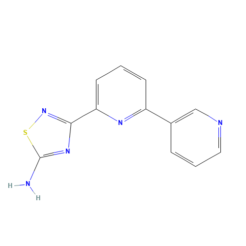 3-(6-pyridin-3-ylpyridin-2-yl)-1,2,4-thiadiazol-5-amine (CAS: 1179361-31-9) - Related Chemical Product