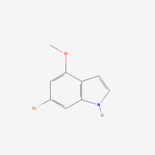 6-bromo-4-methoxy-1H-indole (CAS: 393553-57-6) - Chemical Structure and Molecular Formula 