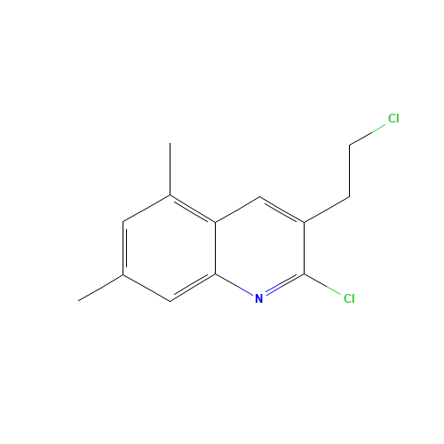 2-chloro-3-(2-chloroethyl)-5,7-dimethylquinoline (CAS: 893724-64-6) - Related Chemical Product