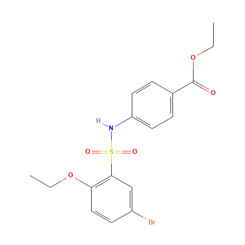 ethyl 4-[(5-bromo-2-ethoxyphenyl)sulfonylamino]benzoate (CAS: 1260081-84-2) - Related Chemical Product