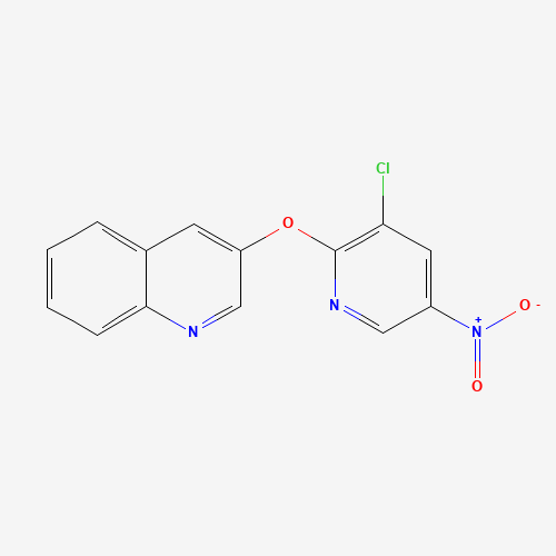 3-(3-chloro-5-nitropyridin-2-yl)oxyquinoline (CAS: 1013695-65-2) - Related Chemical Product