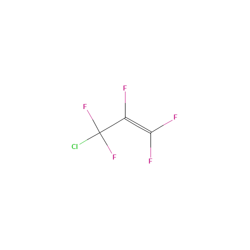 3-chloro-1,1,2,3,3-pentafluoroprop-1-ene (CAS: 79-47-0) - Chemical Structure and Molecular Formula 