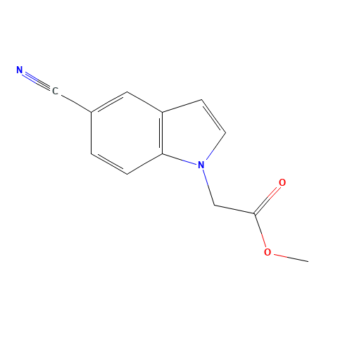 methyl 2-(5-cyanoindol-1-yl)acetate (CAS: 202124-65-0) - Related Chemical Product