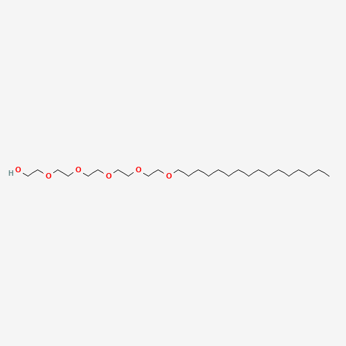 2-[2-[2-[2-(2-hexadecoxyethoxy)ethoxy]ethoxy]ethoxy]ethanol (CAS: 4478-97-1) - Chemical Structure and Molecular Formula 