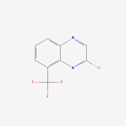 2-chloro-8-(trifluoromethyl)quinoxaline (CAS: 1529801-55-5) - Chemical Structure and Molecular Formula 