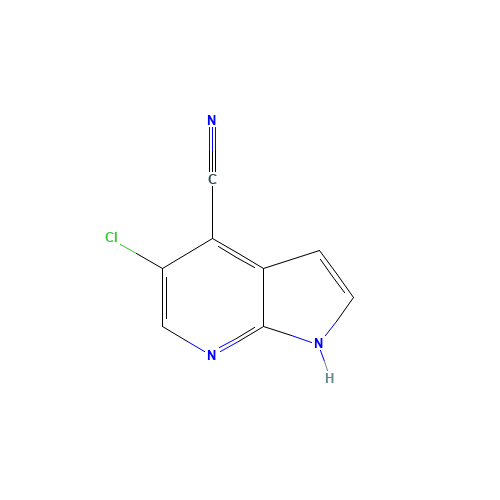 5-chloro-1H-pyrrolo[2,3-b]pyridine-4-carbonitrile (CAS: 1021339-16-1) - Related Chemical Product