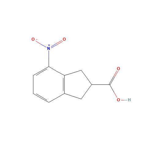 4-nitro-2,3-dihydro-1H-indene-2-carboxylic acid (CAS: 209225-00-3) - Related Chemical Product