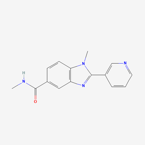 N,1-dimethyl-2-pyridin-3-ylbenzimidazole-5-carboxamide (CAS: 1356482-94-4) - Related Chemical Product