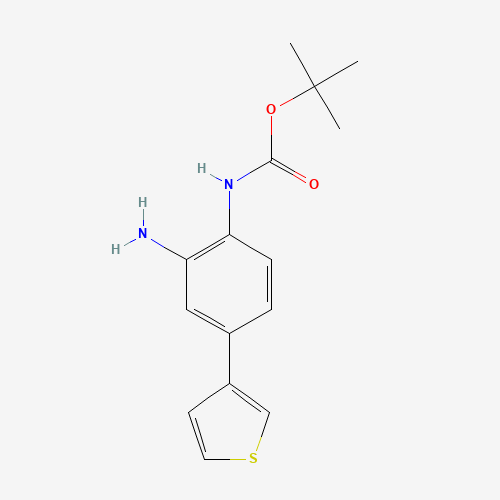 tert-butyl N-(2-amino-4-thiophen-3-ylphenyl)carbamate (CAS: 335255-30-6) - Related Chemical Product