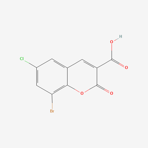 8-bromo-6-chloro-2-oxochromene-3-carboxylic acid (CAS: 213749-64-5) - Related Chemical Product