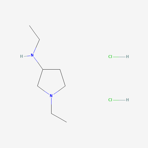 N,N-diethylpyrrolidin-3-amine (CAS: 108963-18-4) - Chemical Structure and Molecular Formula 