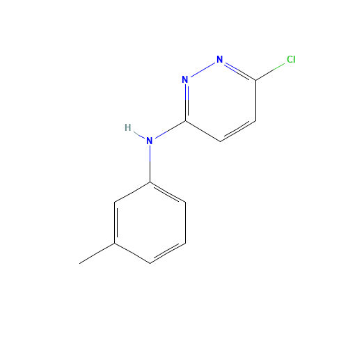 6-chloro-N-(3-methylphenyl)pyridazin-3-amine (CAS: 79232-87-4) - Chemical Structure and Molecular Formula 
