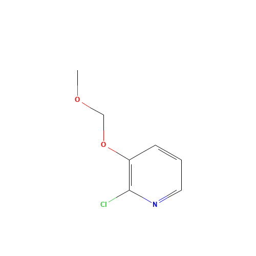 2-chloro-3-(methoxymethoxy)pyridine (CAS: 862667-72-9) - Chemical Structure and Molecular Formula 