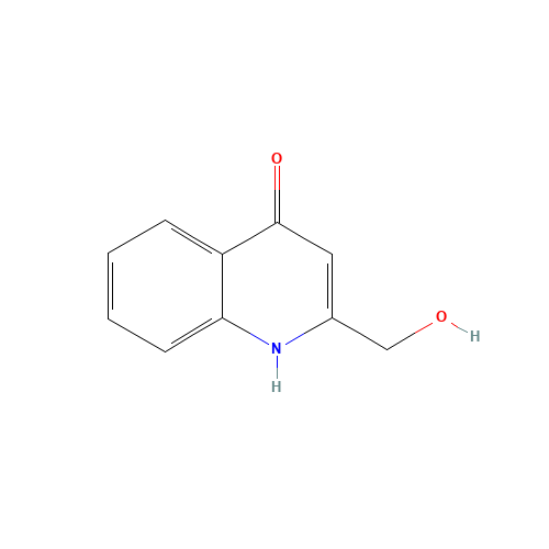 2-(hydroxymethyl)-1H-quinolin-4-one (CAS: 1088522-80-8) - Chemical Structure and Molecular Formula 