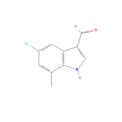 5-chloro-7-methyl-1H-indole-3-carbaldehyde (CAS: 15936-83-1) - Related Chemical Product