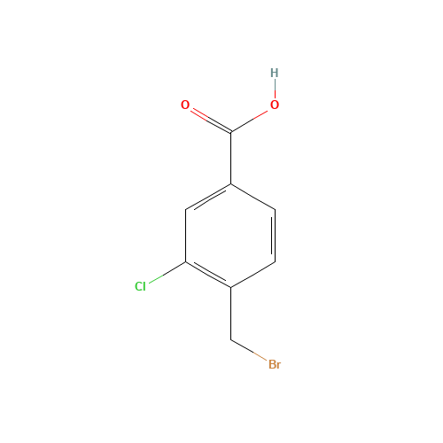 4-(bromomethyl)-3-chlorobenzoic acid (CAS: 467442-07-5) - Related Chemical Product