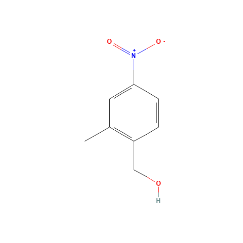 (2-methyl-4-nitrophenyl)methanol (CAS: 22162-15-8) - Chemical Structure and Molecular Formula 