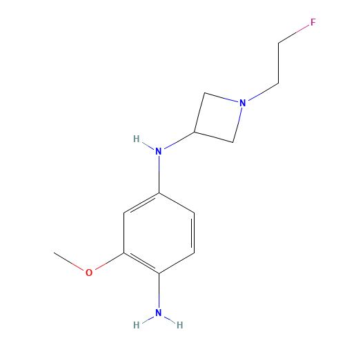 4-N-[1-(2-fluoroethyl)azetidin-3-yl]-2-methoxybenzene-1,4-diamine (CAS: 1375465-27-2) - Related Chemical Product