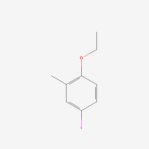 1-ethoxy-4-iodo-2-methylbenzene (CAS: 294860-64-3) - Chemical Structure and Molecular Formula 